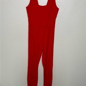 NWOT All in Motion Bright Red Activewear One Piece Size Small